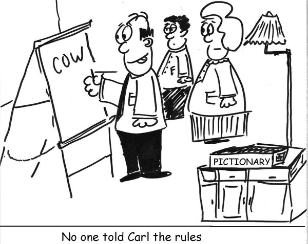 &laquo;Ему не объяснили правила&raquo; &mdash; Pictionary в комиксе Carl's Life